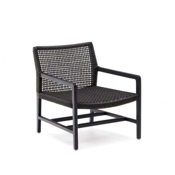 SILLÓN SABOLLA TECA NEGRA